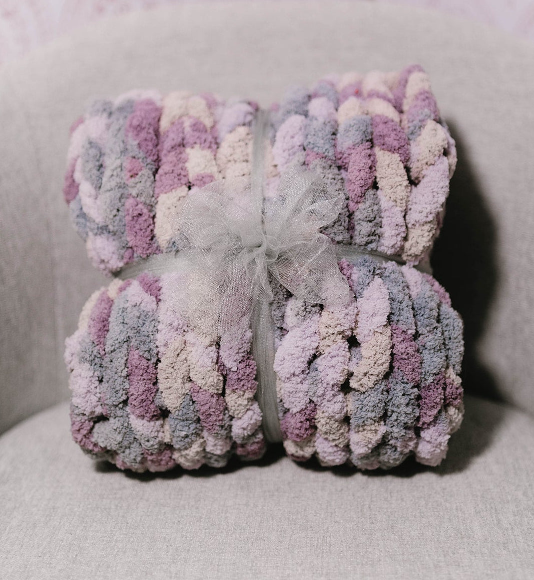 Lavender Meadows Baby Blanket
