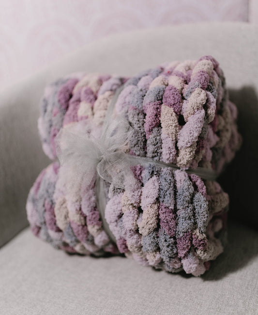 Lavender Meadows Baby Blanket