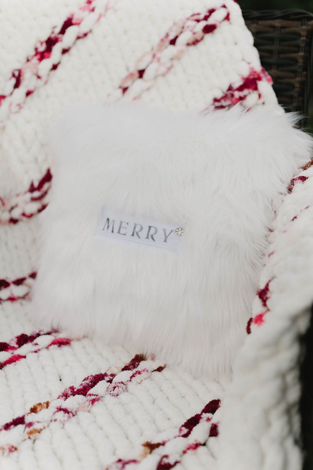 "Merry" Faux Fur Pillow