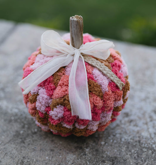 Sunset Bloom Chunky Knit Pumpkin