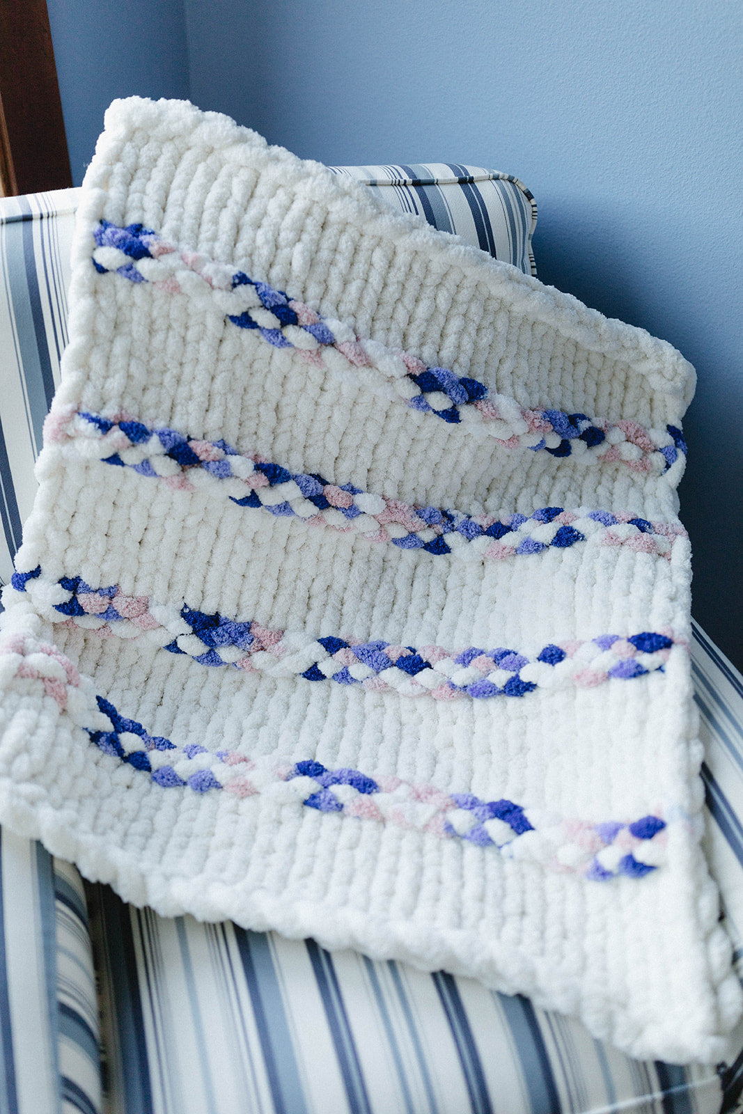 Sweet Peony Baby Blanket