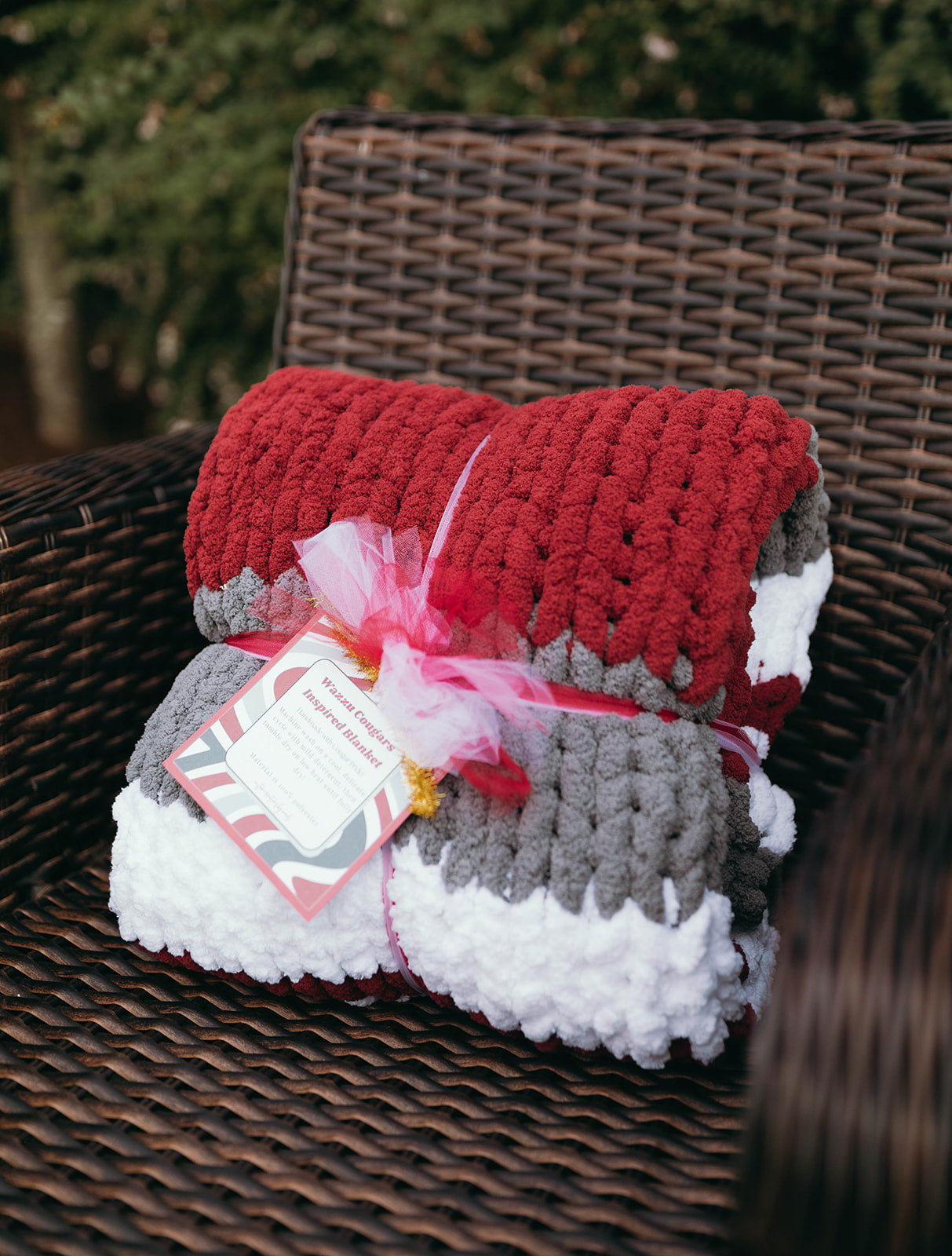 Washington State University Cougars Inspired Blanket