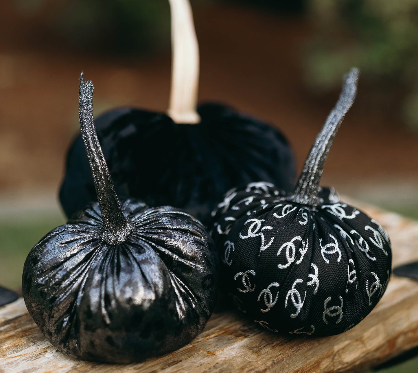 Black Couture Pumpkin Trio