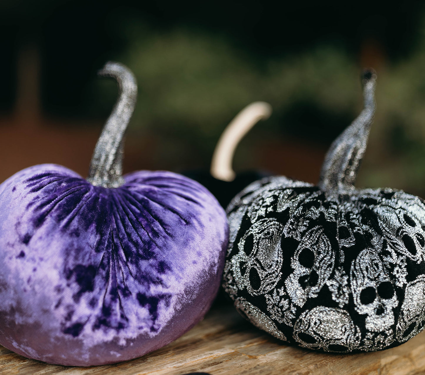 Skulls and Sparkles Pumpkin Trio