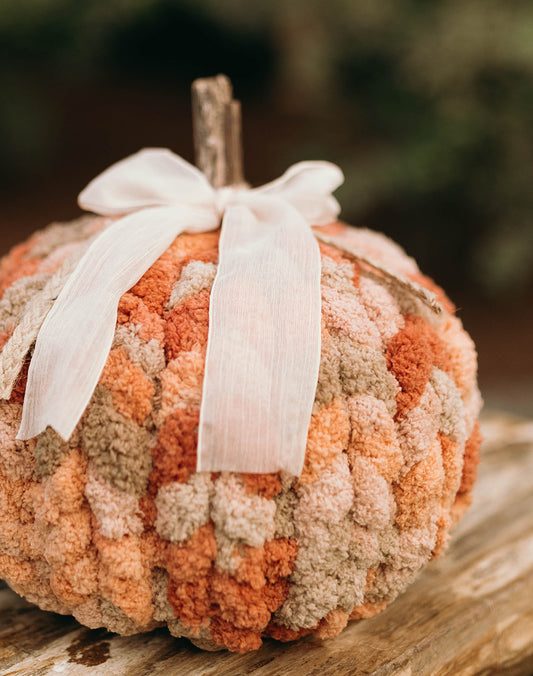 Pumpkin Spice Chunky Knit Pumpkin