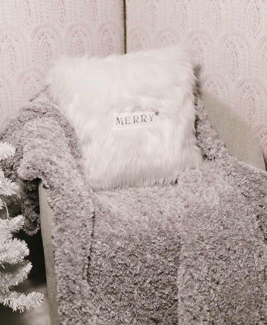 "Merry" Faux Fur Pillow