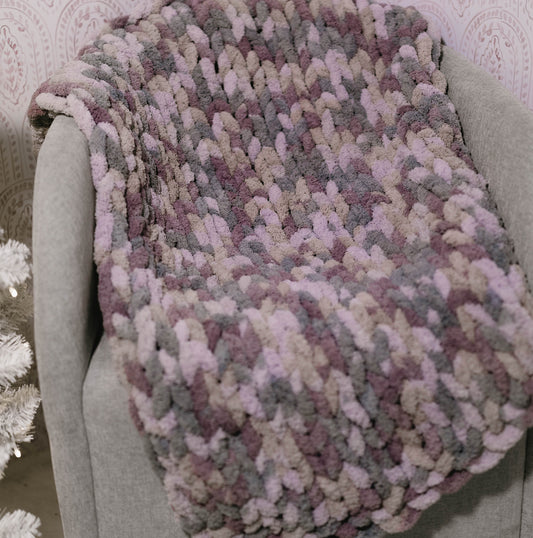Lavender Meadows Baby Blanket