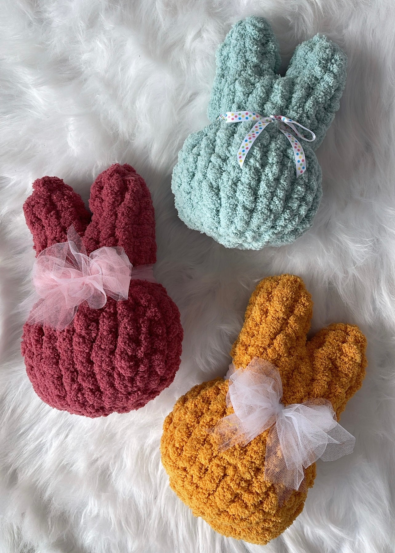 Chunky Knit Easter Bunnies