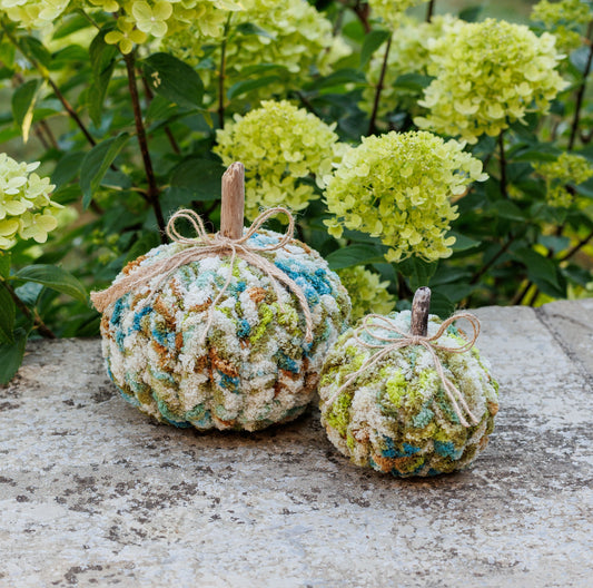 Mossy Meadow Chunky Knit Pumpkin