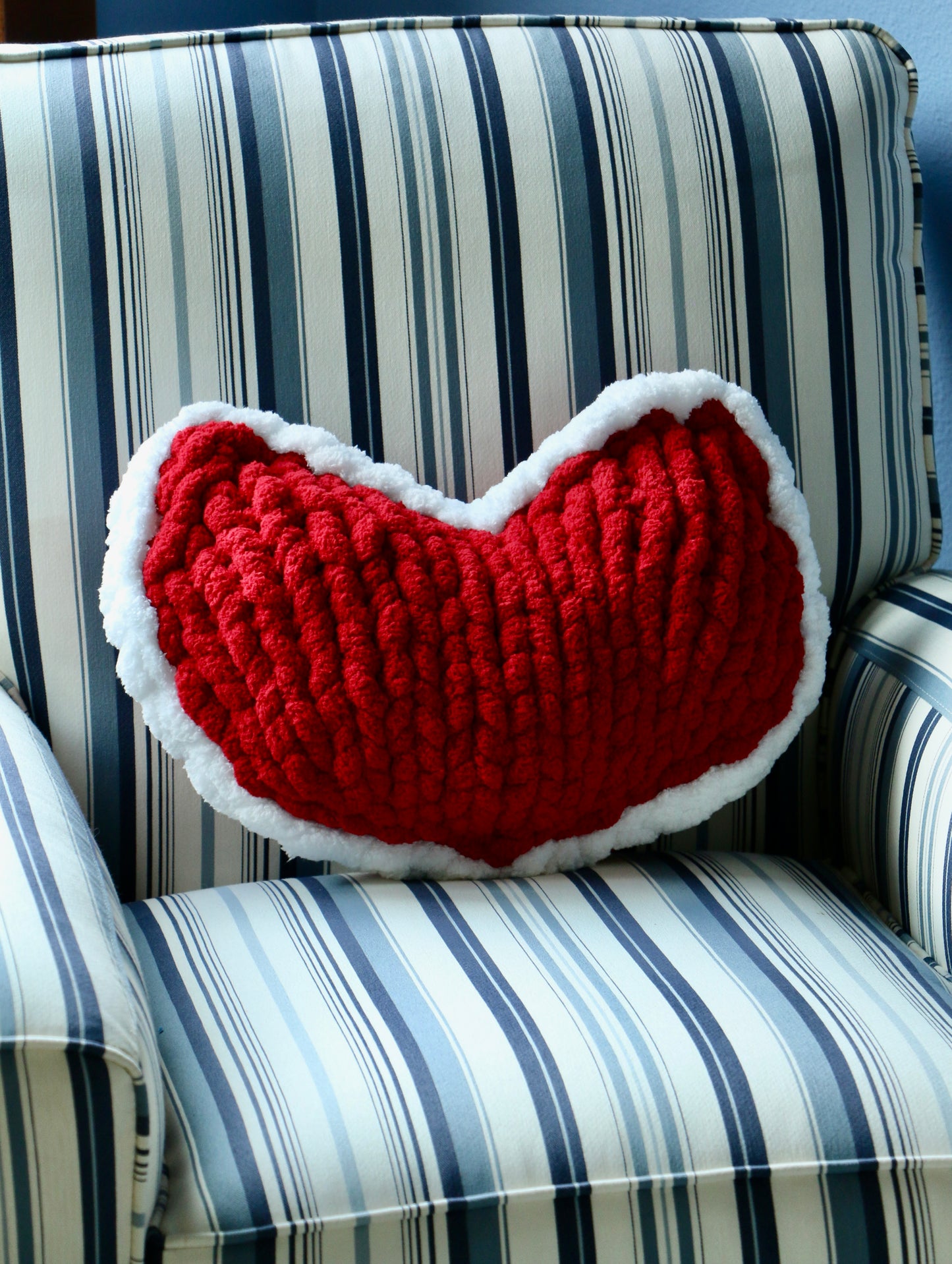 Americana Keepsake Heart Pillow